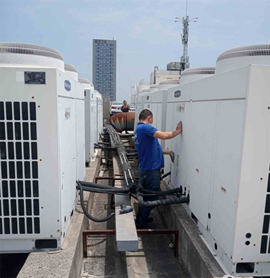 怀集中央空调制热和不制冷系统维修方法